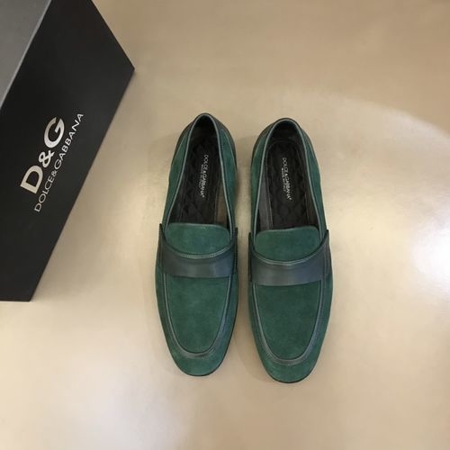 Dolce & Gabbana DG Premium Leather Dress Shoes With Exquisite Details