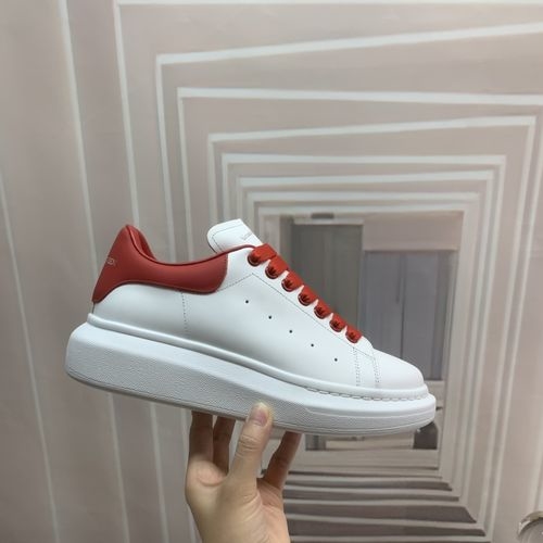 McQueen Top Quality Silk Cowhide Sneakers