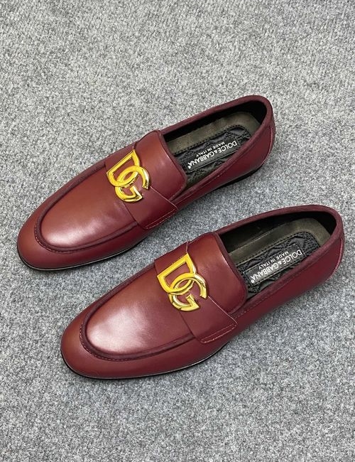 Dolce & Gabbana DG Leather Shoes Genuine Leather Upper Leather Lining Leather Sole
