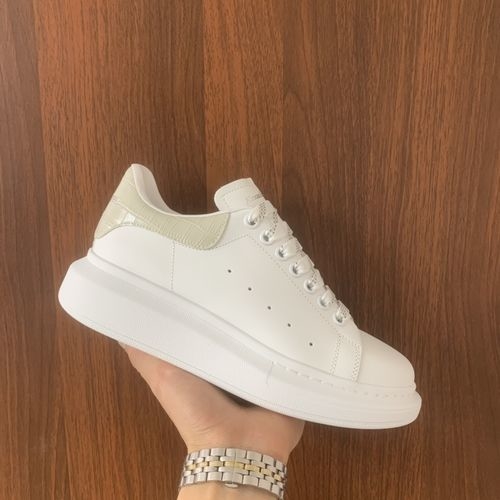 McQueen Top Quality Silk Cowhide Sneakers