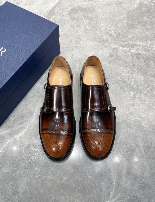Christian Dior CD Premium Derby Shoes With Leather Sole