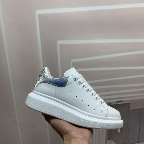McQueen Top Quality Silk Cowhide Sneakers