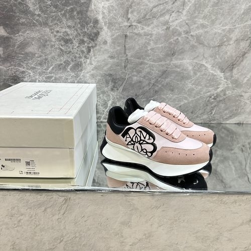 McQueen Oversized Color-block Casual Sneakers