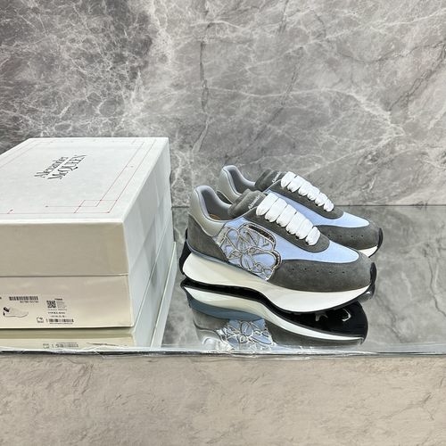 McQueen Oversized Color-block Casual Sneakers