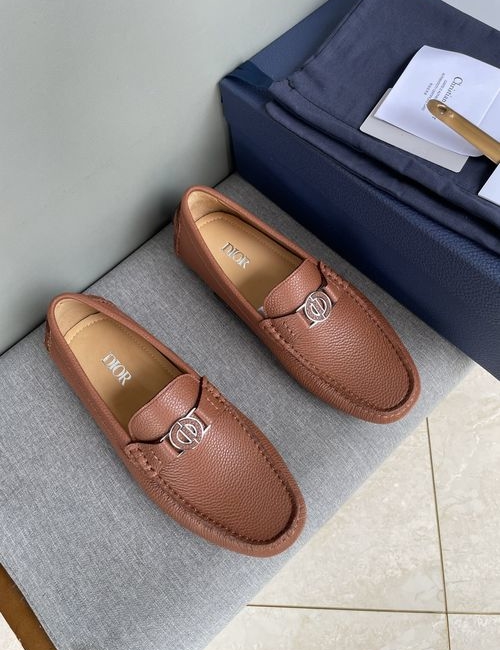Christian Dior CD Pure Hand-Stitched Driving Loafers, High Quality