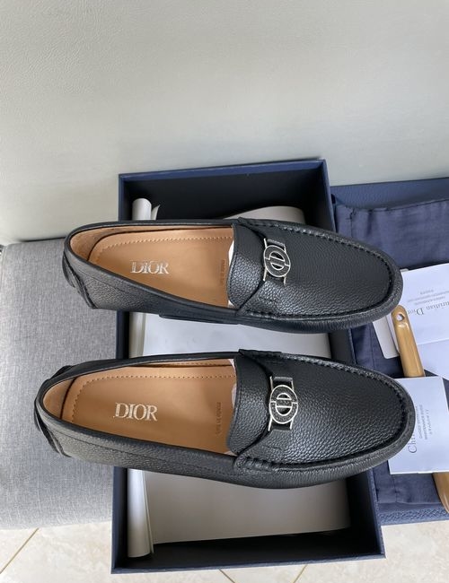 Christian Dior CD Pure Hand-Stitched Driving Loafers, High Quality