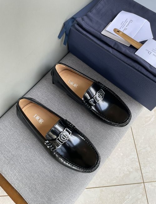 Christian Dior CD Pure Hand-Stitched Driving Loafers, High Quality