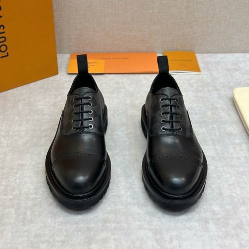 Louis Vuitton LV Genuine Leather Casual Shoes Anti-Slip