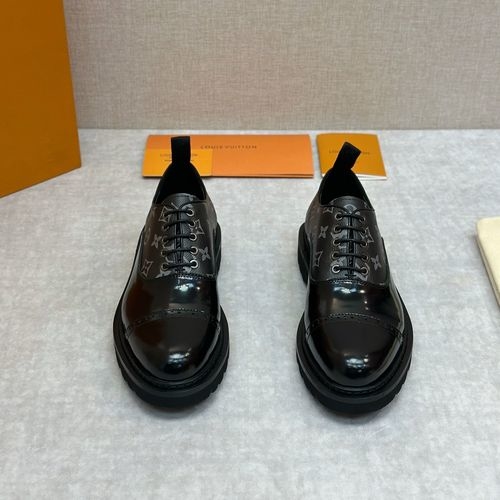 Louis Vuitton LV Genuine Leather Casual Shoes Anti-Slip