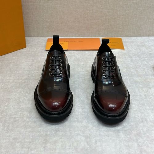Louis Vuitton LV Genuine Leather Casual Shoes Anti-Slip