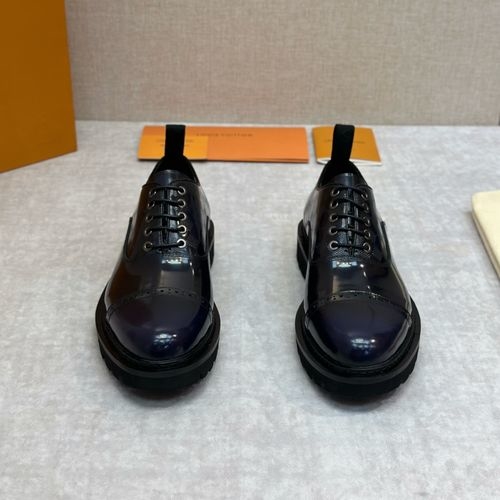 Louis Vuitton LV Genuine Leather Casual Shoes Anti-Slip