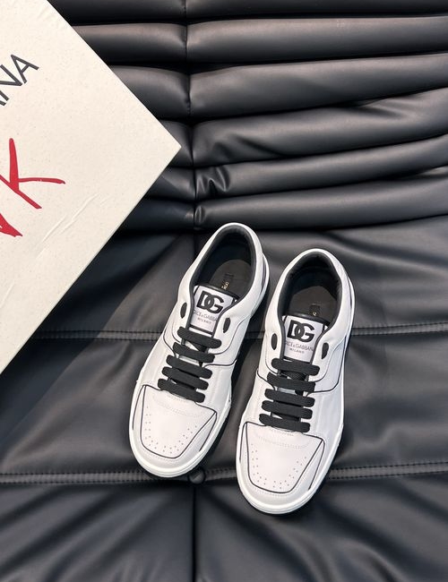 Dolce & Gabbana DG Cowhide Casual Sneakers With Logo