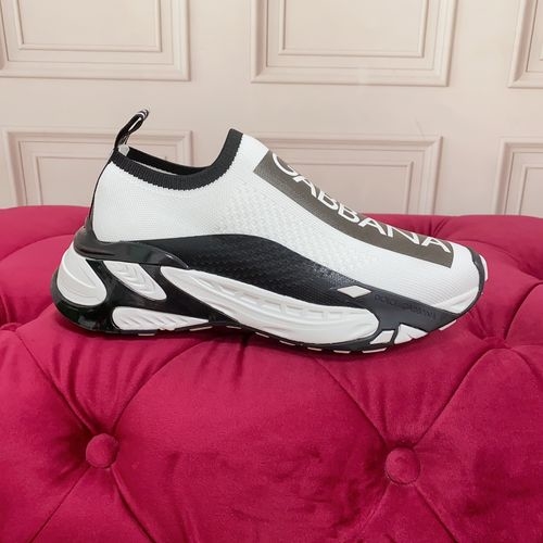 Dolce & Gabbana DG Knit Upper Fashion Casual Sneakers