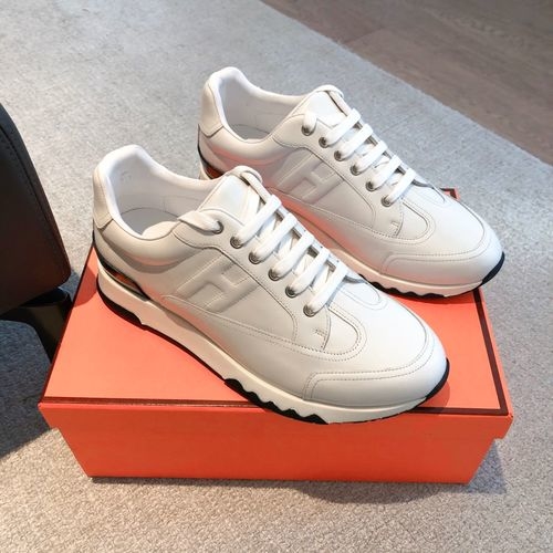 Hermes Knit Upper Casual Shoes Durable Outsole