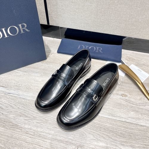 Christian Dior CD Business Casual Leather Shoes