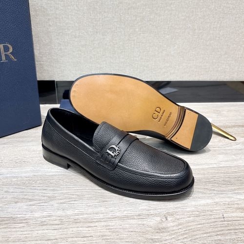 Christian Dior CD Business Casual Leather Shoes