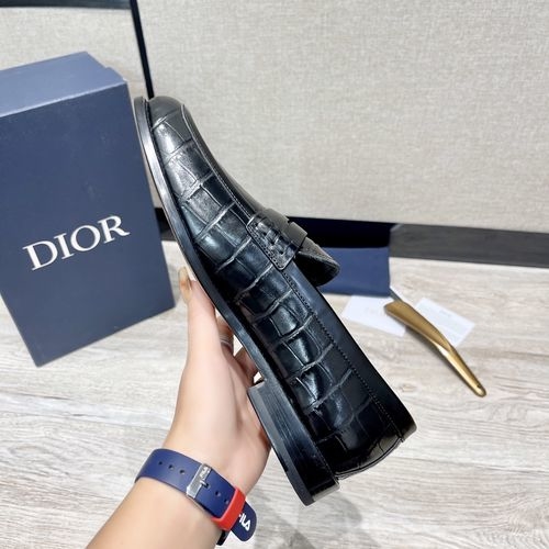 Christian Dior CD Business Casual Leather Shoes