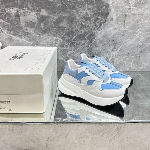 McQueen Upgraded Chunky Sneakers Leather Comfortable