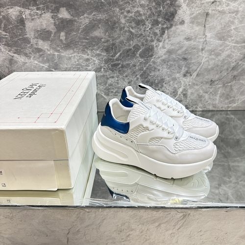 McQueen Upgraded Chunky Sneakers Leather Comfortable