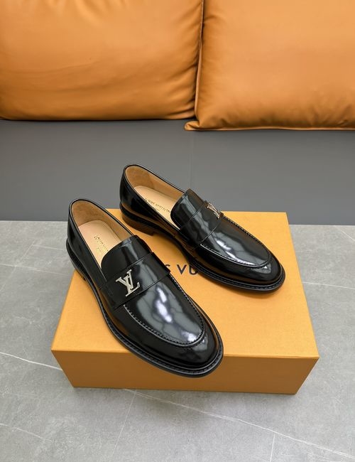 Louis Vuitton LV Genuine Leather Casual Loafers