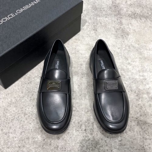 Dolce & Gabbana DG Casual Leather Shoes With Dyeing Inner