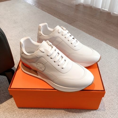 Hermes Knit Upper Casual Shoes Durable Outsole