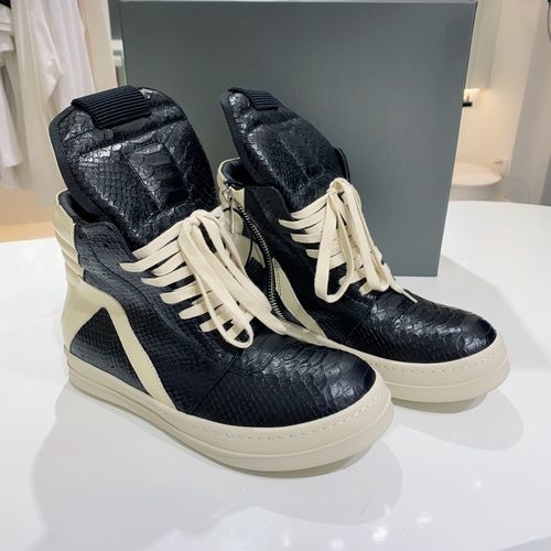 Rick Owens Rick Owens Snake Print Casual Sneakers