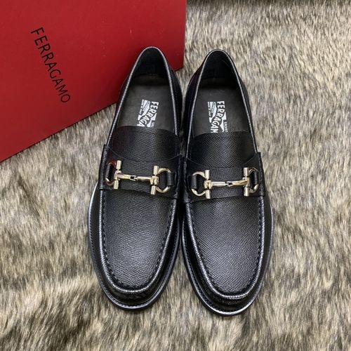 Ferragamo Cow Leather Shoes With Lightweight Foam Sole