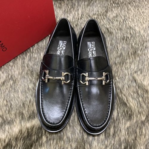 Ferragamo Cow Leather Shoes With Lightweight Foam Sole