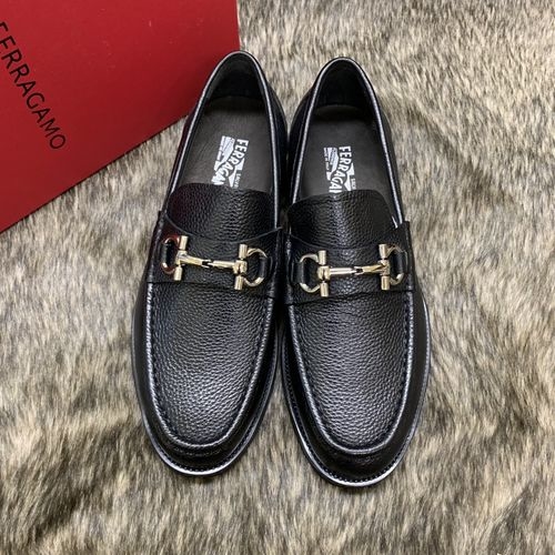 Ferragamo Cow Leather Shoes With Lightweight Foam Sole