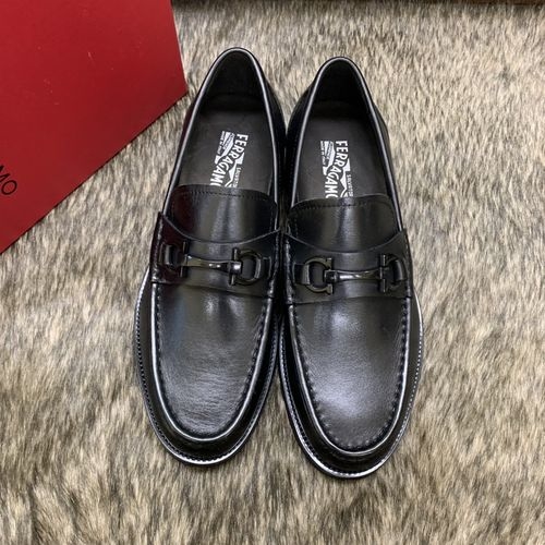 Ferragamo Cow Leather Shoes With Lightweight Foam Sole