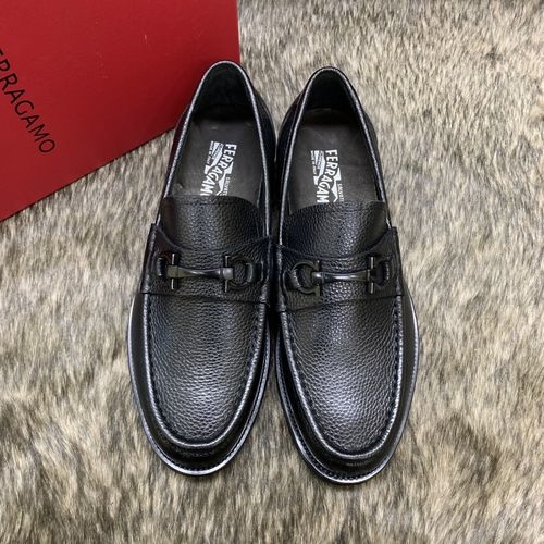 Ferragamo Cow Leather Shoes With Lightweight Foam Sole