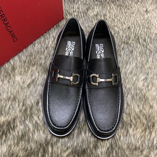 Ferragamo Cow Leather Shoes With Lightweight Foam Sole