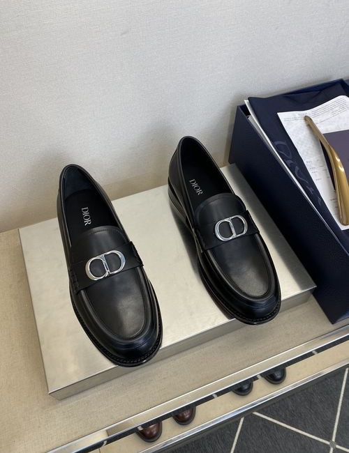 Christian Dior CD Cow Leather Sole Dress Shoes
