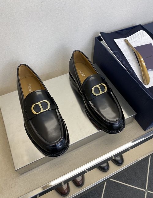 Christian Dior CD Cow Leather Sole Dress Shoes