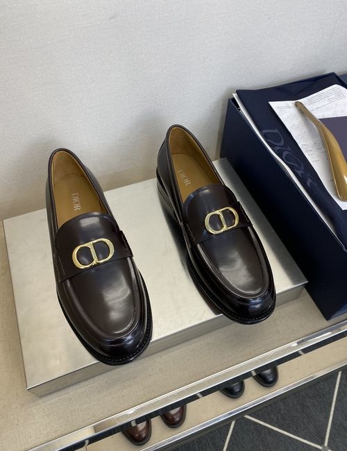 Christian Dior CD Cow Leather Sole Dress Shoes