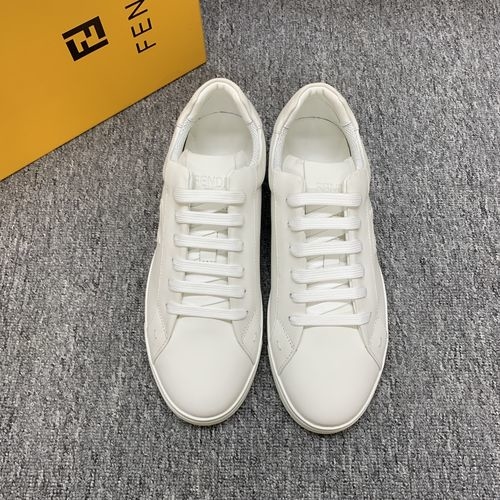 Fendi Premium Silk Leather Casual Shoes
