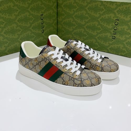 Gucci Ace High Quality Fashion White Sneakers