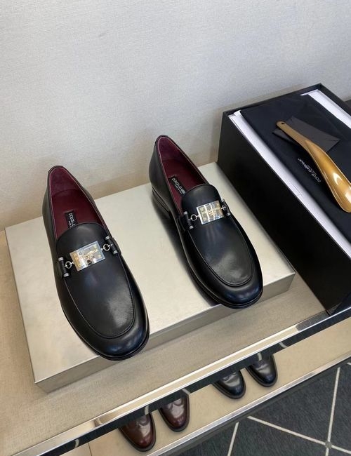 Dolce & Gabbana DG Genuine Leather Formal Dress Shoes