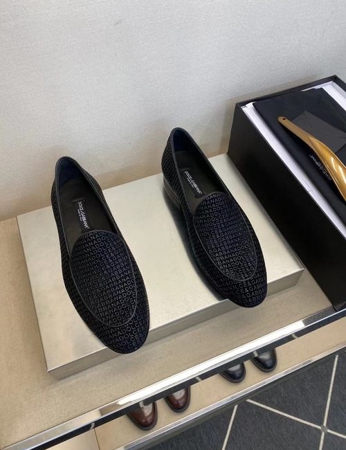 Dolce & Gabbana DG Genuine Leather Formal Dress Shoes