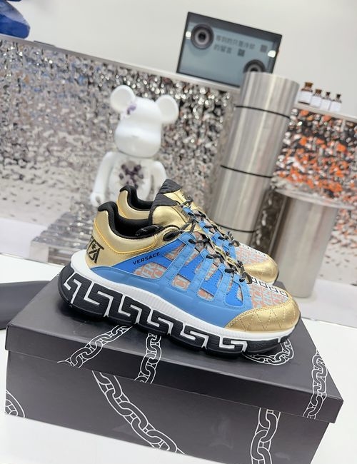 Versace Premium Leather Casual Chunky Sneakers