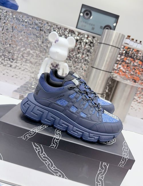 Versace Premium Leather Casual Chunky Sneakers