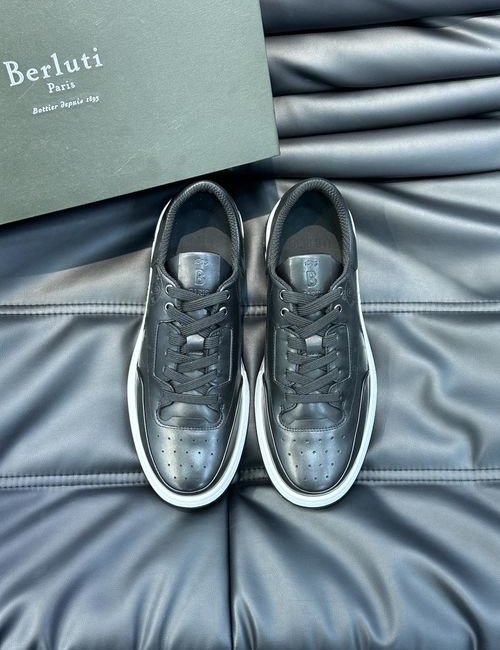 Berluti Color-block Cowhide Casual Shoes