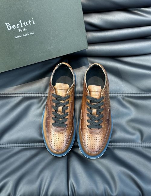 Berluti Burnished Cowhide Casual Shoes