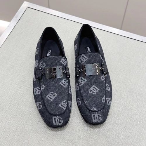 Dolce & Gabbana DG Premium Calfskin Leather Dress Shoes