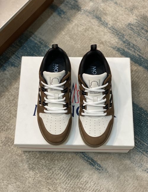 Moncler Perforated Cowhide Casual Sneakers