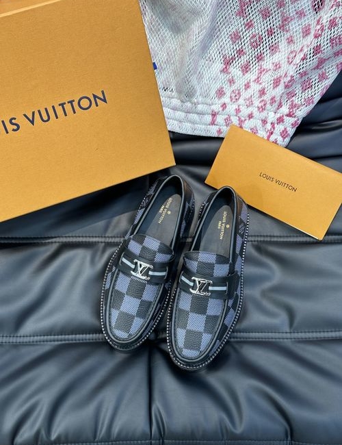 Louis Vuitton LV Top Layer Cowhide Loafers Exquisite Craftsmanship