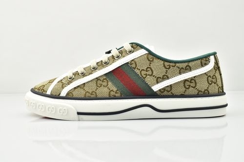 Gucci Tennis 1977 Print Sneaker Monogram Canvas Shoes