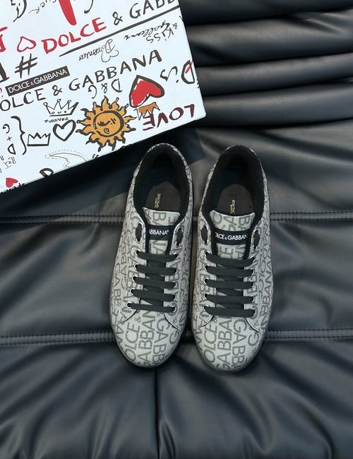 Dolce & Gabbana DG Premium Canvas Logo Casual Sneakers