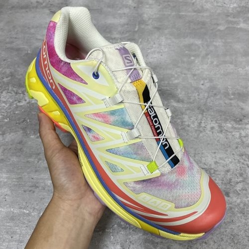 Salomon FT Iris Yellow Retro Running Shoes
